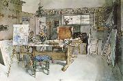 Carl Larsson One Half of the Studio oil painting reproduction